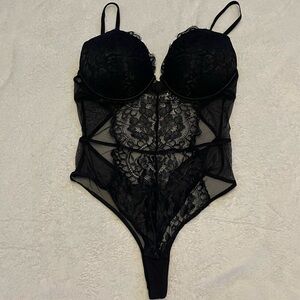 La SENZA Black Lace Bodysuit